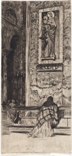 San Marco, 1880/ 1882, Otto Henry Bacher, American, 1856-1909, United States, Etching in black on