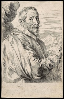 Joos de Momper, 1630/33, Anthony van Dyck, Flemish, 1599-1641, Flanders, Etching in black on ivory