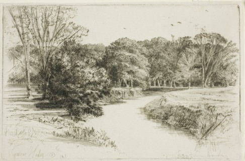 A Sunset in Ireland, 1863, Francis Seymour Haden, English, 1818-1910, England, Etching and drypoint