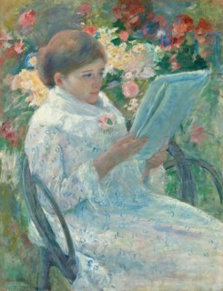 On a Balcony, 1878/79, Mary Cassatt, American, 1844–1926, France, Oil on canvas, 89.9 × 65.2 cm (35