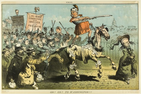 On! On! to Washington, from Chic, n.d., Kendrick, American, 19th century, United States, Color