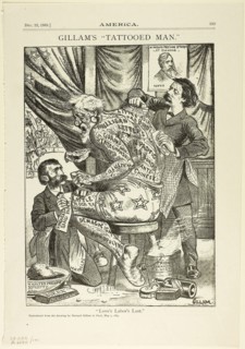 Love’s Labor Lost, from America, published December 12, 1889, originally published in Puck on May