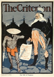 Our Gift of Freedom, from The Criterion, 1899, Roc Wagner, probably American, 19th century, United