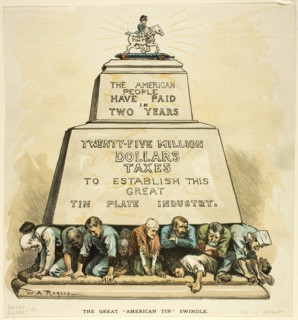 The Great American Tin Swindle, published October 19, 1892, William Allen Rogers, American,