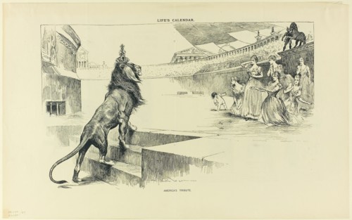 America’s Tribute, from Life, 1891, Charles Dana Gibson, American, 1867-1944, United States,