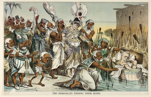 The Democrats Finding Their Moses, from Puck, n.d., Joseph Keppler, American, 1838-1894, United