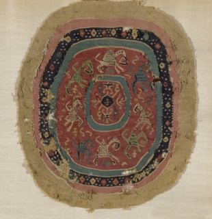 Panel, Roman period (30 B.C.– 641 A.D.), 3th/5th century, Coptic, Egypt, Egypt, Linen and wool,