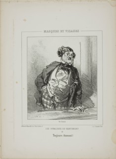 Les Invalides du Sentiment: Toujours étonnant!, 1853, Paul Gavarni, French, 1804-1866, France,