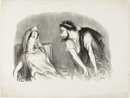 Oedipe., When my sword cut into his bleeding heart, You are trembling Madame, It was then that the