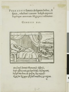 Pharoah’s Dream (recto), Jacob Adopts Sons of Joseph (verso), n.d., Hans Holbein, the younger,