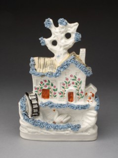 Chimney Ornament, c. 1830, England, Staffordshire, Staffordshire, Glazed earthenware with