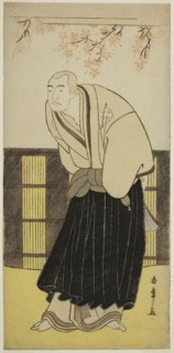 The Actor Otani Hiroji III as the Monk Izayoibo in the Play Keisei Katabira ga Tsuji, Performed at