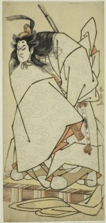 The Actor Onoe Matsusuke I as Ashikaga Takauji in the Play Kumoi no Hana Yoshino no Wakamusha,