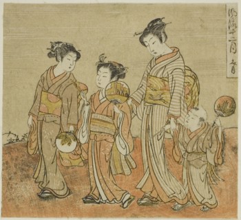 The Seventh Month (Fumizuki), from the series Fashionable Twelve Months (Furyu juni tsuki), c.