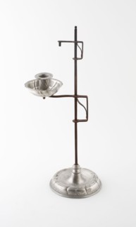 Adjustable Candlestick, 18th century, Frankfurt am Main, Germany, Frankfurt am Main, Pewter and