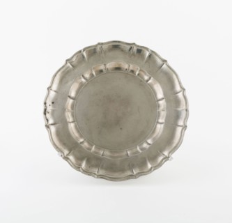 Plate, c. 1745, Anton Singer, Austrian, active c. 1745, Austria, Austria, Pewter, 2.2 × 24.1 cm (1