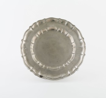 Plate, c. 1745, Anton Singer, Austrian, active c. 1745, Austria, Austria, Pewter, 2.2 × 24.1 cm (1
