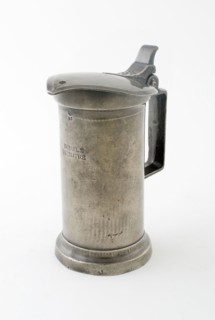 Double Decilitre Measure, 1875/1895, Maison Le Seigneur, Deverre, Caen, France, Caen, Pewter, 13.3
