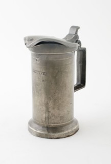 Decilitre Measure, 1875/1895, Maison Le Seigneur, Deverre, Caen, France, Caen, Pewter, 10.8 × 8.9