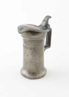 Centilitre Measure, 1875/1895, Maison Le Seigneur, Deverre, Caen, France, Caen, Pewter, 5.4 × 4.5