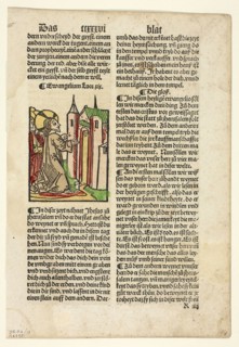 Jesus Foretelling the Destruction of Jerusalem from Spiegel menschlicher Behältnis (The Mirror of