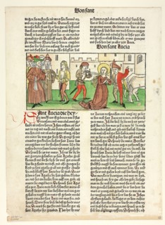 The Martyrdom of Saint Lucy from Heiligenleben, Sommerteil (Lives of the Saints, Summertime), Plate