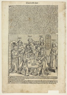 The Martyrdom of Saint Simon of Trent from Schedel Weltchronik (Schedel’s World History), Plate 23