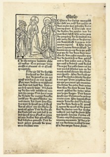 The Woman Healed of an Issue of Blood from Plenarium (also called Deutsche Evangelien und Episteln,