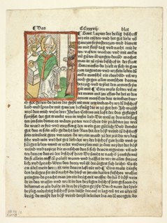 Saint Lupo from Heiligenleben (Lives of the Saints), Plate 5 from Woodcuts from Books of the 15th