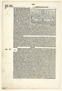 View of Antioch from Supplementum Chronicarum, Plate 50 from Woodcuts from Books of the 15th