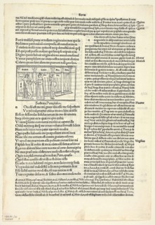 Sostrata, Pamphilus (recto) and Laches, Socrates, Pamphilus (verso) from Comoediae (Comedies),