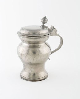 Covered Tankard, c. 1791, Johann George Kranth, German, Regensburg, Germany, Regensburg, Pewter, 22