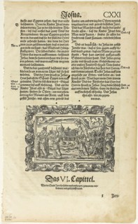 The Taking of Jericho from Catholische Bibell, plate ten from Woodcuts from Books of the XVI