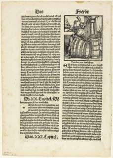 Illustration from Von dem nutz der ding, plate seventeen from Woodcuts from Books of the XVI