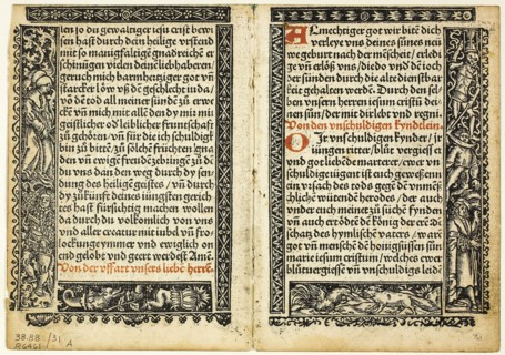 Illustration from Hortulus animae, plate 31 from Woodcuts from Books of the XVI Century, 1514,