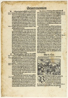 Illustration from a German Bible, plate 38 from Woodcuts from Books of the XVI Century, 1534,
