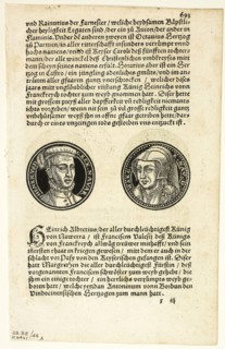 Medallion Portraits of Henry and Margaret of Navarre (recto) and Portraits of Barbarossa and of
