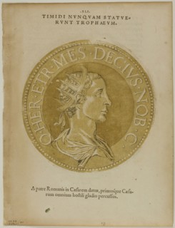 Emperor Decius from Icones Imperatorum Romanorum, plate 60 from Woodcuts from Books of the XVI