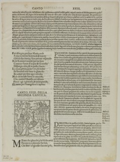 Illustration to Comedia di Danthe Alighieri, Purgatory, Canto XXIII, plate 88 from Woodcuts from