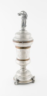 Tailors’ Guild Cup, 1632, Northern Germany, Northern Germany, Pewter and brass, 55.9 x 15.9 cm (22