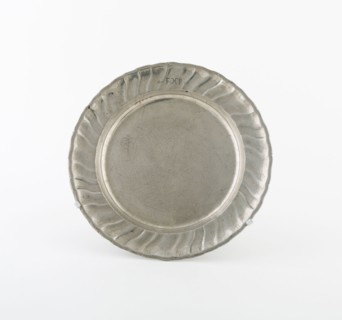Plate, c. 1777, Joseph Heilingotter IV, Czech, c. 1777, Czechoslovakia, Czech Republic, Pewter, 4.5