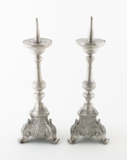 Candlestick (one of a pair), 19th century, P. J. Joiris, Belgian, 19th century, Belgium, Liège,
