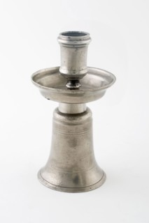Candlestick on Bell-Shaped Base, 17th century, Netherlands, Netherlands, Pewter, 14.6 x 7.6 cm (5