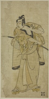 The Actor Ichikawa Yaozo II, late 18th century, Ippitsusai Buncho, Japanese, active c. 1755-90,