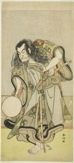 The Actor Nakamura Nakazo I as Monk Shunkan in the Play Hime Komatsu Ne no Hi Asobi (Outing to Pick