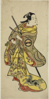 The Actor Ichikawa Monnosuke I, c. 1719, Attributed to Okumura Toshinobu, Japanese, active c.
