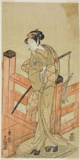 The Actor Nakamura Matsue I as Tsuchiya Umegawa Disguised as the Female Sumo Wrestler Oyodo (?) in