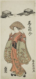 The Actor Onoe Matsusuke I, c. 1763, Torii Kiyomitsu I, Japanese, 1735–1785, Japan, Color woodblock