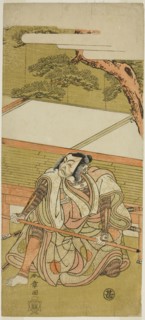 The Actor Ichikawa Ebizo III as Akushichibyoe Kagekiyo (?) in the Play Wada Sakamori Eiga Kagami