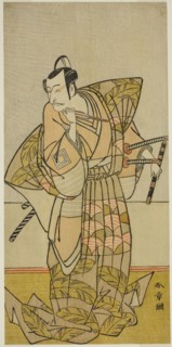 The Actor Ichikawa Danjuro V as Chichibu no Shigetada, c. 1773, Katsukawa Shunsho ?? ??, Japanese,